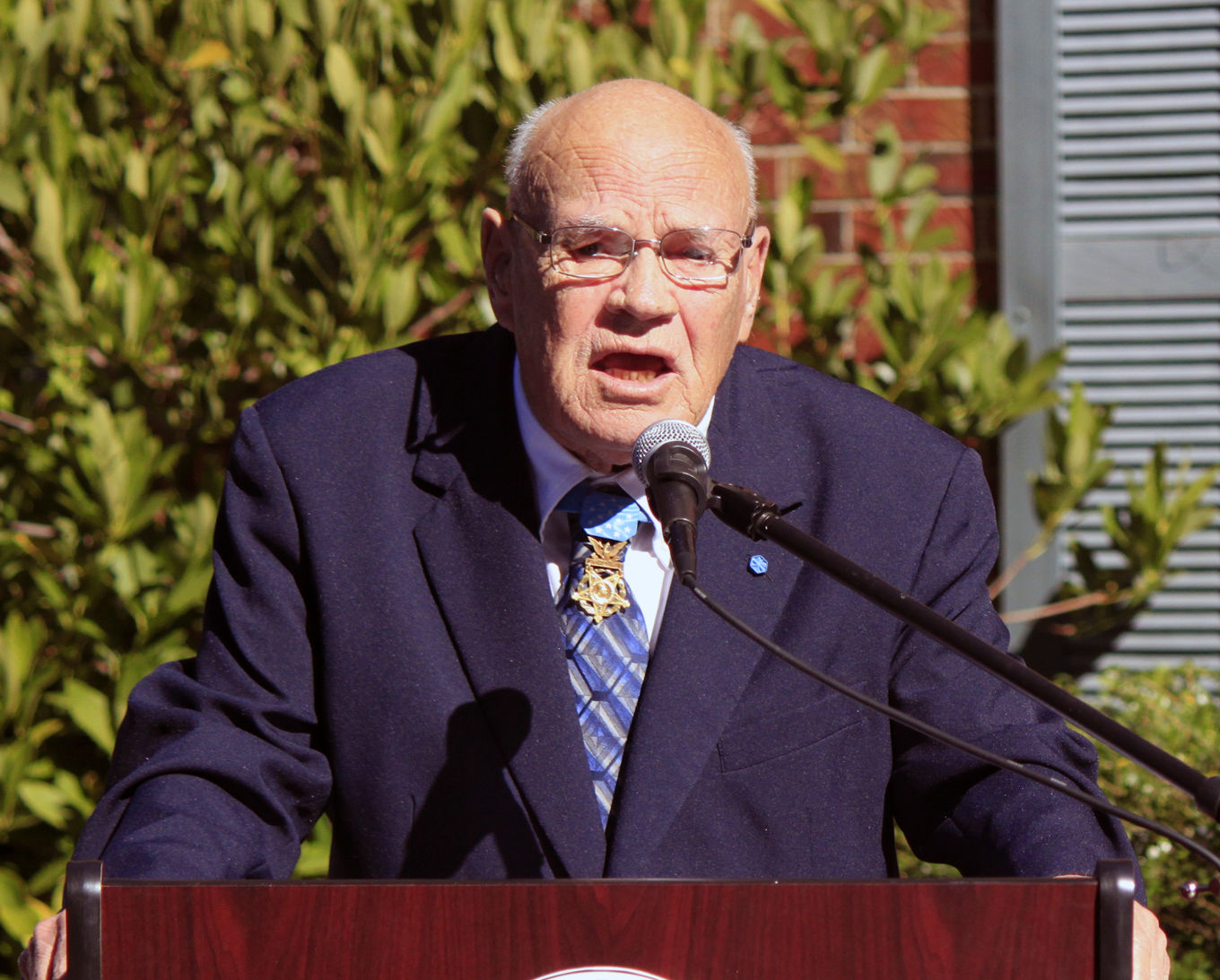 Retired Army Command Sgt. Maj. Bennie Adkins
